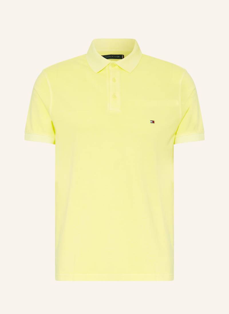 Tommy Hilfiger Piqué-Poloshirt Regular Fit gelb von Tommy Hilfiger