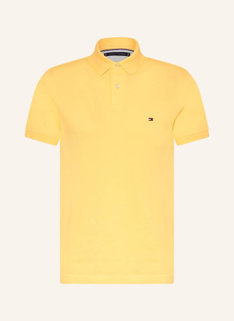 Tommy Hilfiger Piqué-Poloshirt Regular Fit gelb von Tommy Hilfiger