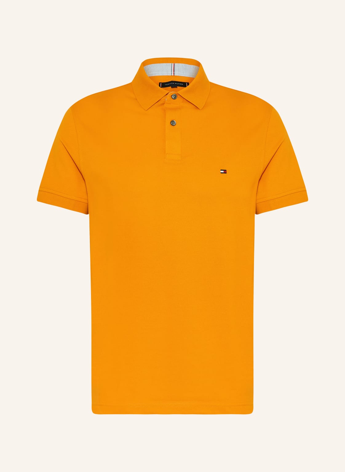 Tommy Hilfiger Piqué-Poloshirt Regular Fit gelb von Tommy Hilfiger