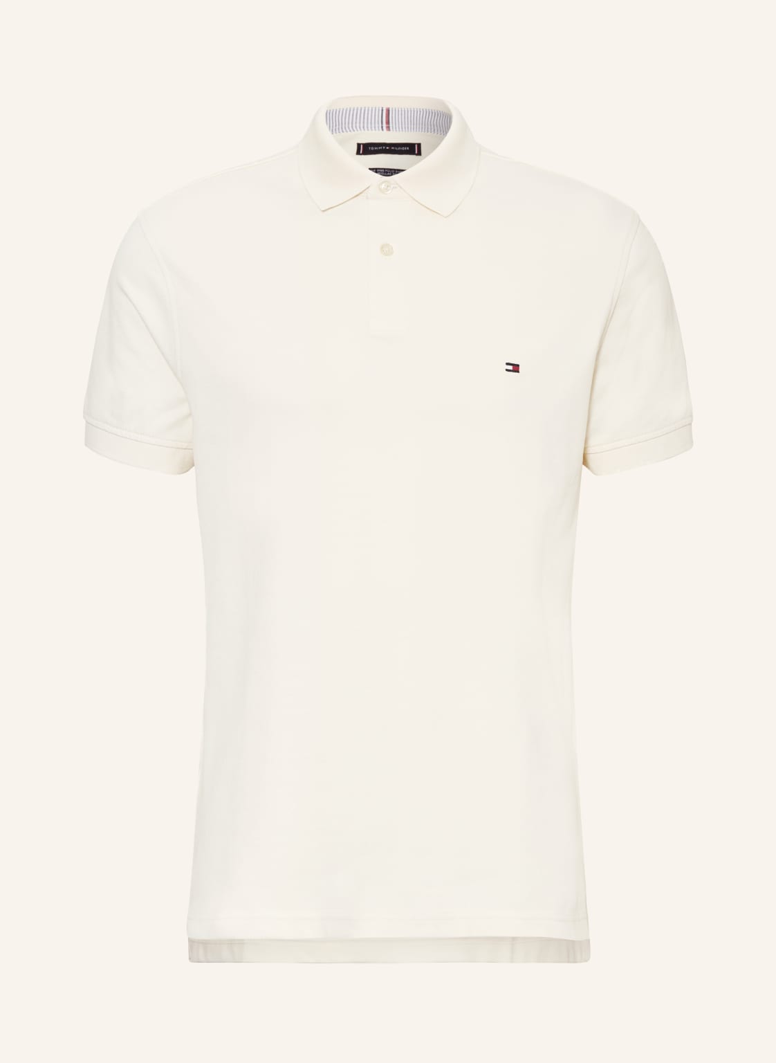 Tommy Hilfiger Piqué-Poloshirt Regular Fit weiss von Tommy Hilfiger