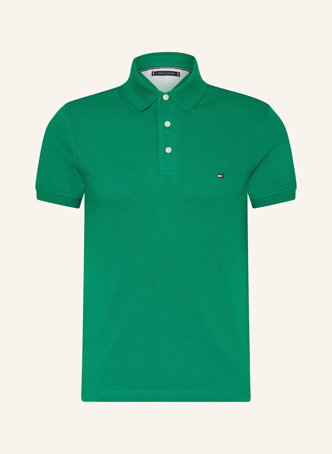 Tommy Hilfiger Piqué-Poloshirt Slim Fit gruen von Tommy Hilfiger