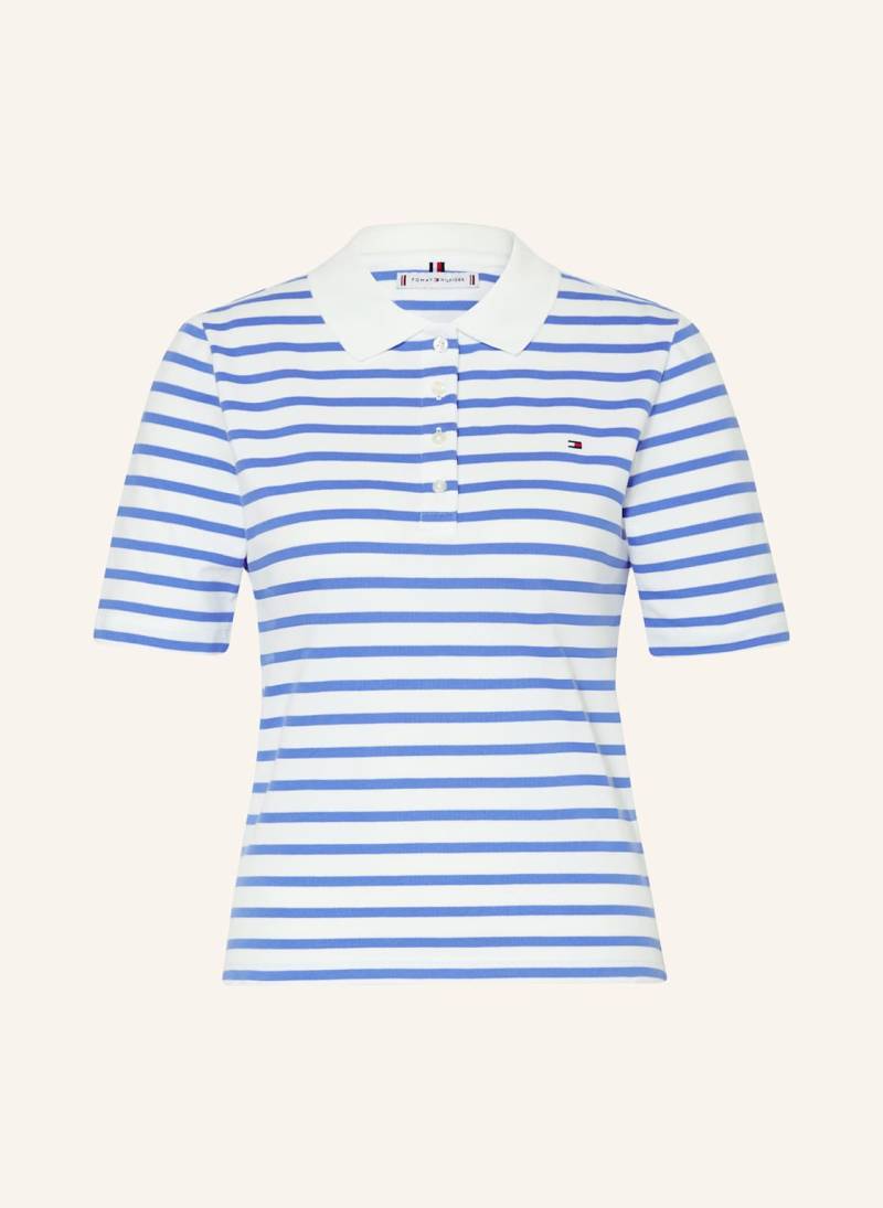 Tommy Hilfiger Piqué-Poloshirt blau von Tommy Hilfiger