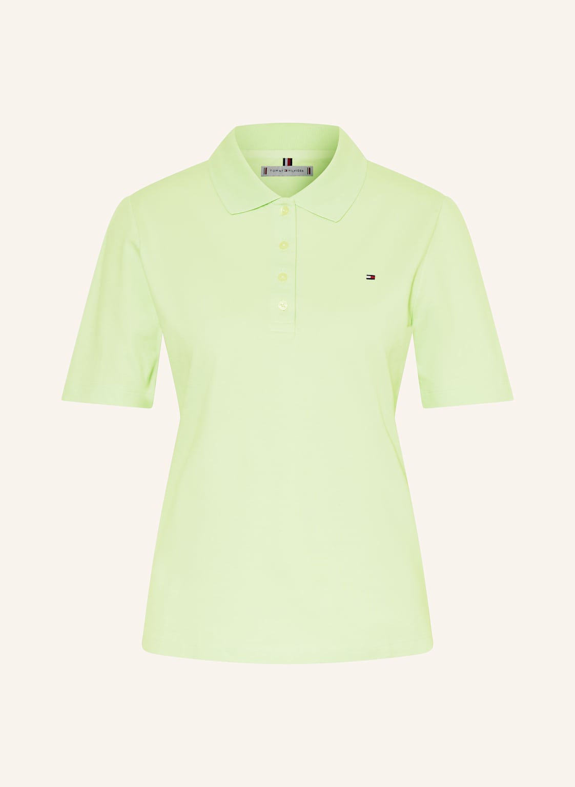 Tommy Hilfiger Piqué-Poloshirt gruen Tommy Hilfiger Piqué-Poloshirt gruen von Tommy Hilfiger
