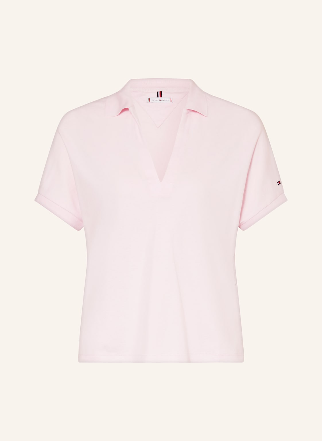 Tommy Hilfiger Piqué-Poloshirt rosa Tommy Hilfiger Piqué-Poloshirt rosa von Tommy Hilfiger