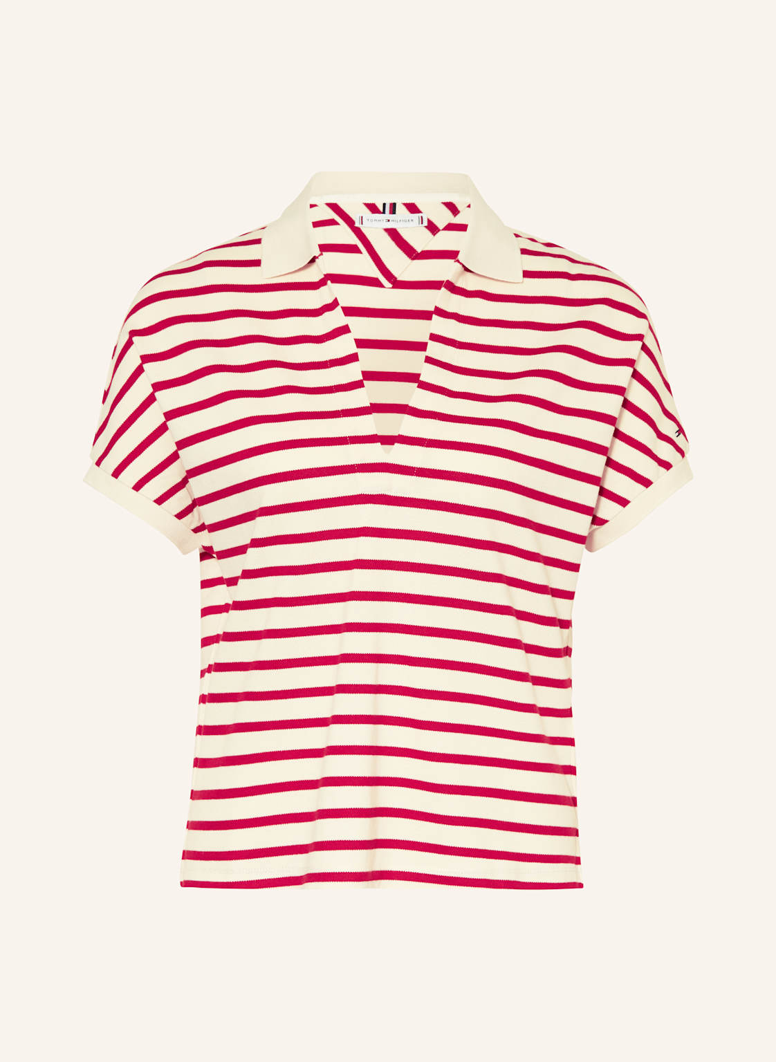 Tommy Hilfiger Piqué-Poloshirt rot Tommy Hilfiger Piqué-Poloshirt rot von Tommy Hilfiger
