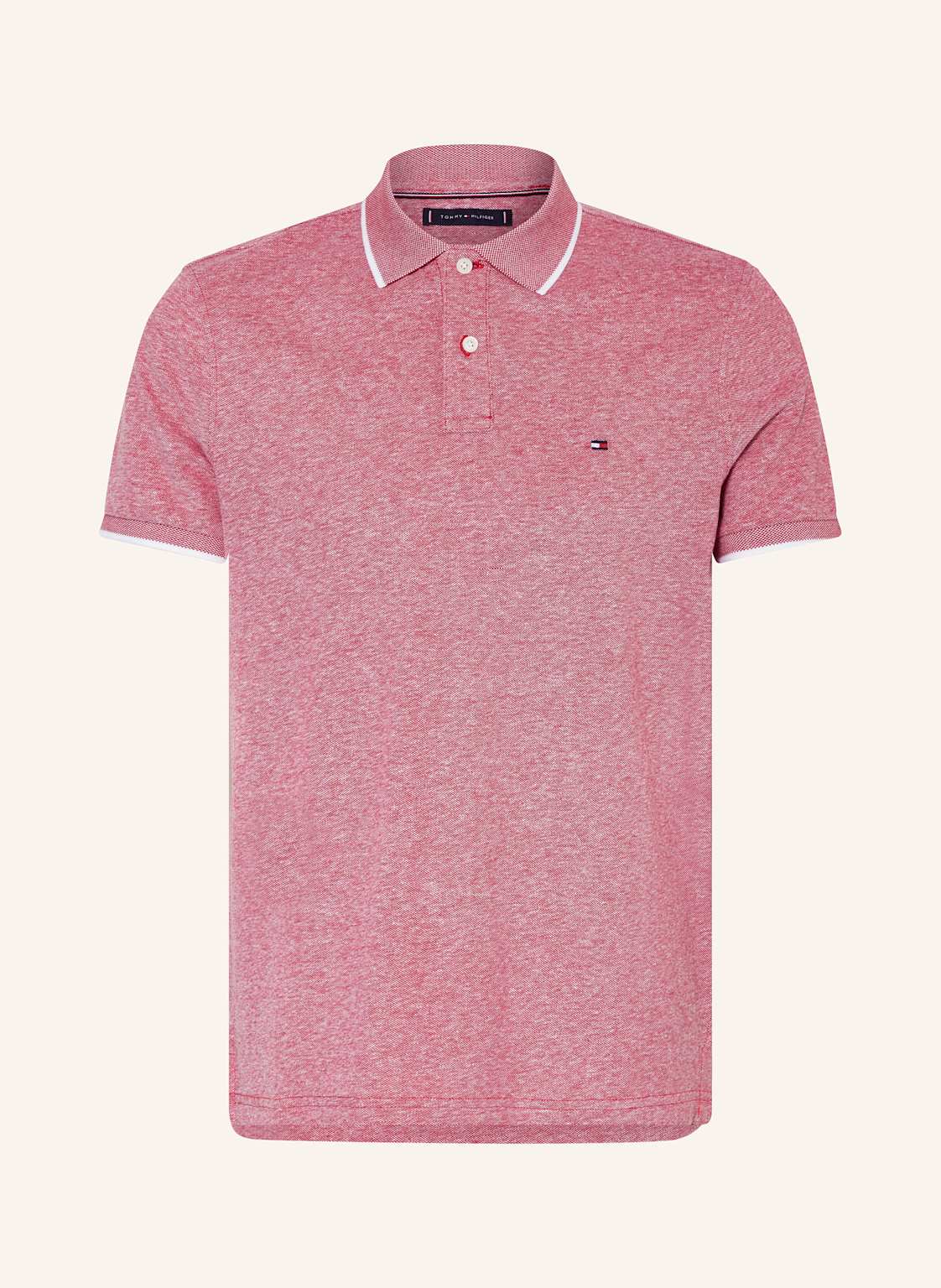 Tommy Hilfiger Piqué-Poloshirt rot Tommy Hilfiger Piqué-Poloshirt rot von Tommy Hilfiger