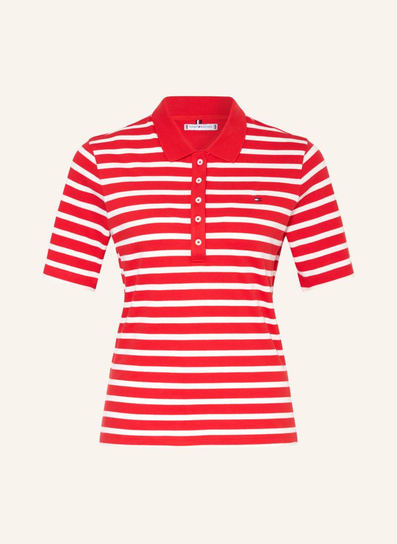 Tommy Hilfiger Piqué-Poloshirt rot von Tommy Hilfiger