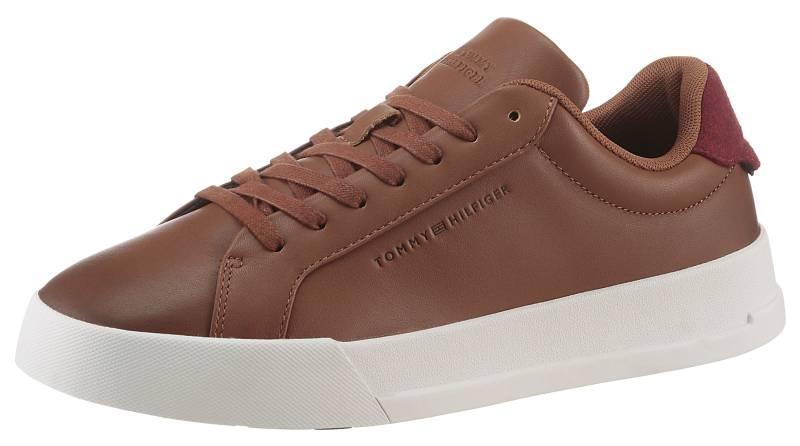 Tommy Hilfiger Plateausneaker »TH COURT SEASONAL WINTER 4A«, Freitzeitschuh, Schnürschuh, Halbschuh mit gepolstertem Schaftrand von Tommy Hilfiger