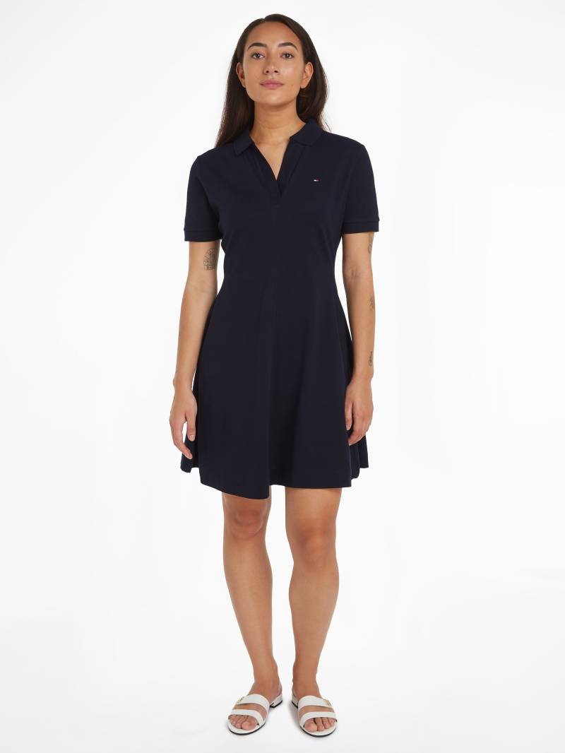 Tommy Hilfiger Polokleid »F&F OPEN PLCKT LYCLL POLO DRS SS«, mit Logostickerei von Tommy Hilfiger