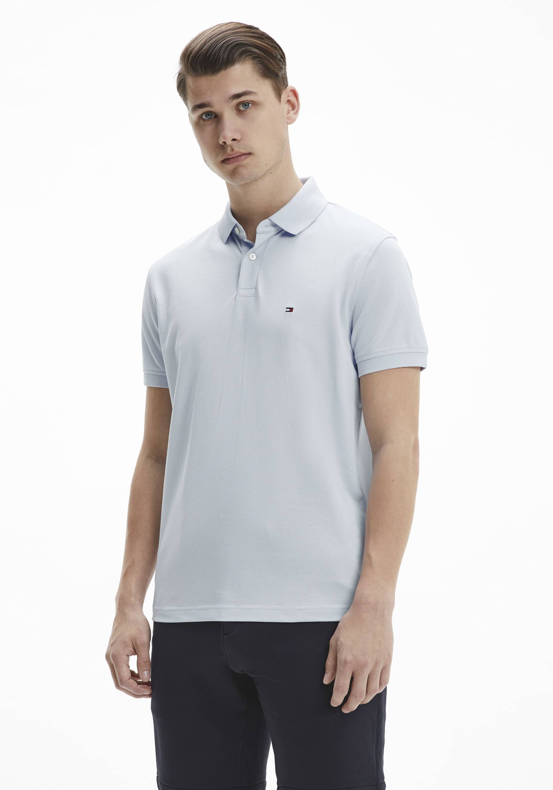 Tommy Hilfiger Poloshirt »1985 REGULAR POLO«, mit Tommy Hilfiger Kontraststreifen innen am Kragen von Tommy Hilfiger