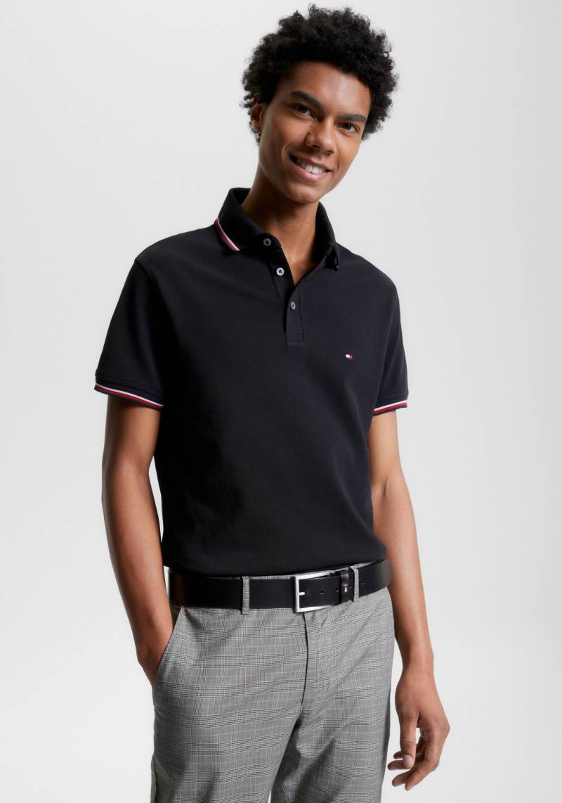 Tommy Hilfiger Poloshirt »1985 RWB TIPPED SLIM POLO«, mit TH-Farben an Ärmel und Kragen von Tommy Hilfiger