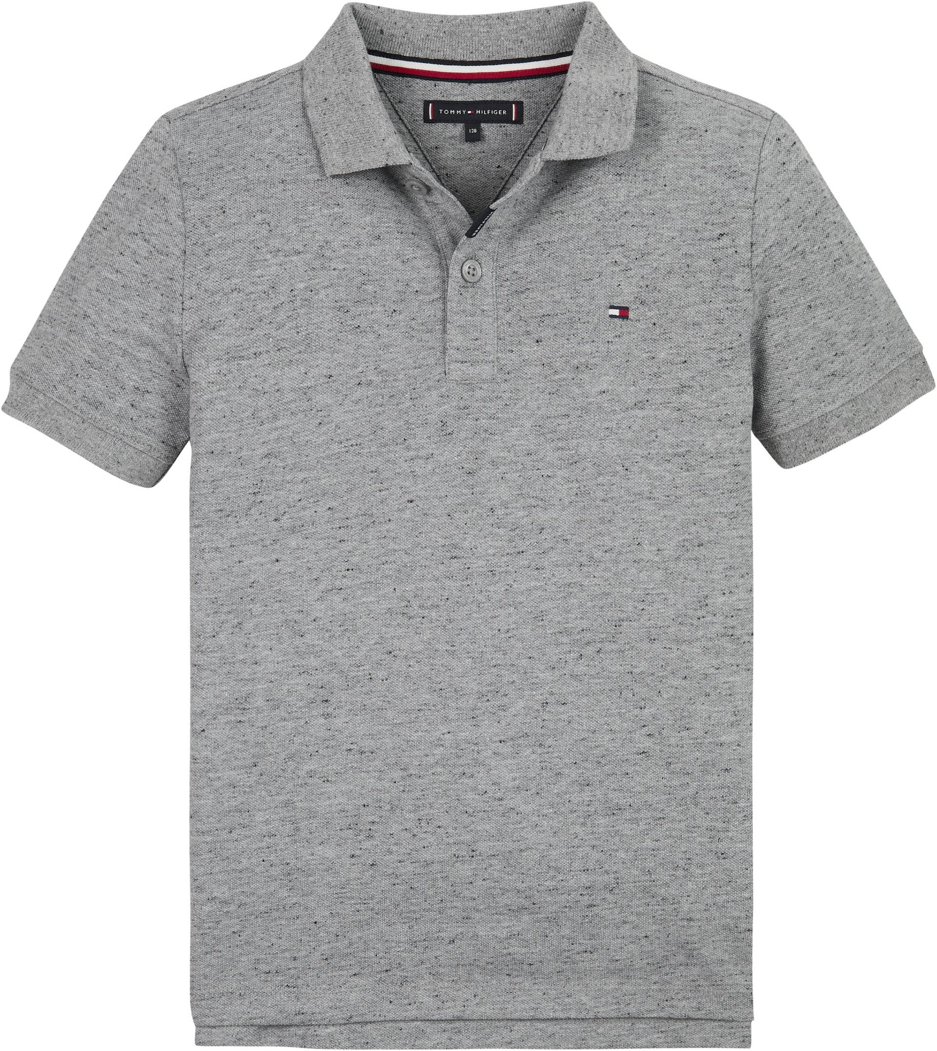 Tommy Hilfiger Poloshirt »MONOTYPE MELANGE REGULAR POLO SS«, Kinder bis 16 Jahre mit Logostickerei von Tommy Hilfiger