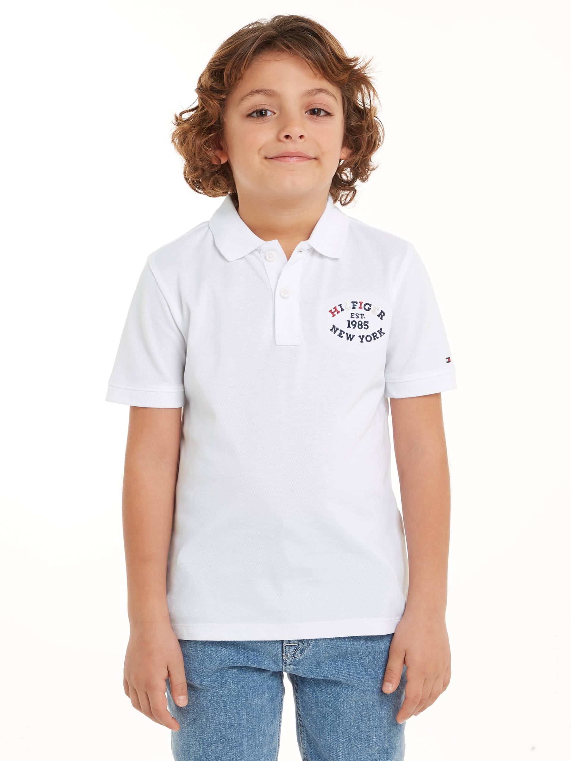 Tommy Hilfiger Poloshirt »MONOTYPE REGULAR POLO SS«, Kinder bis 16 Jahre mit Logoschriftzug von Tommy Hilfiger