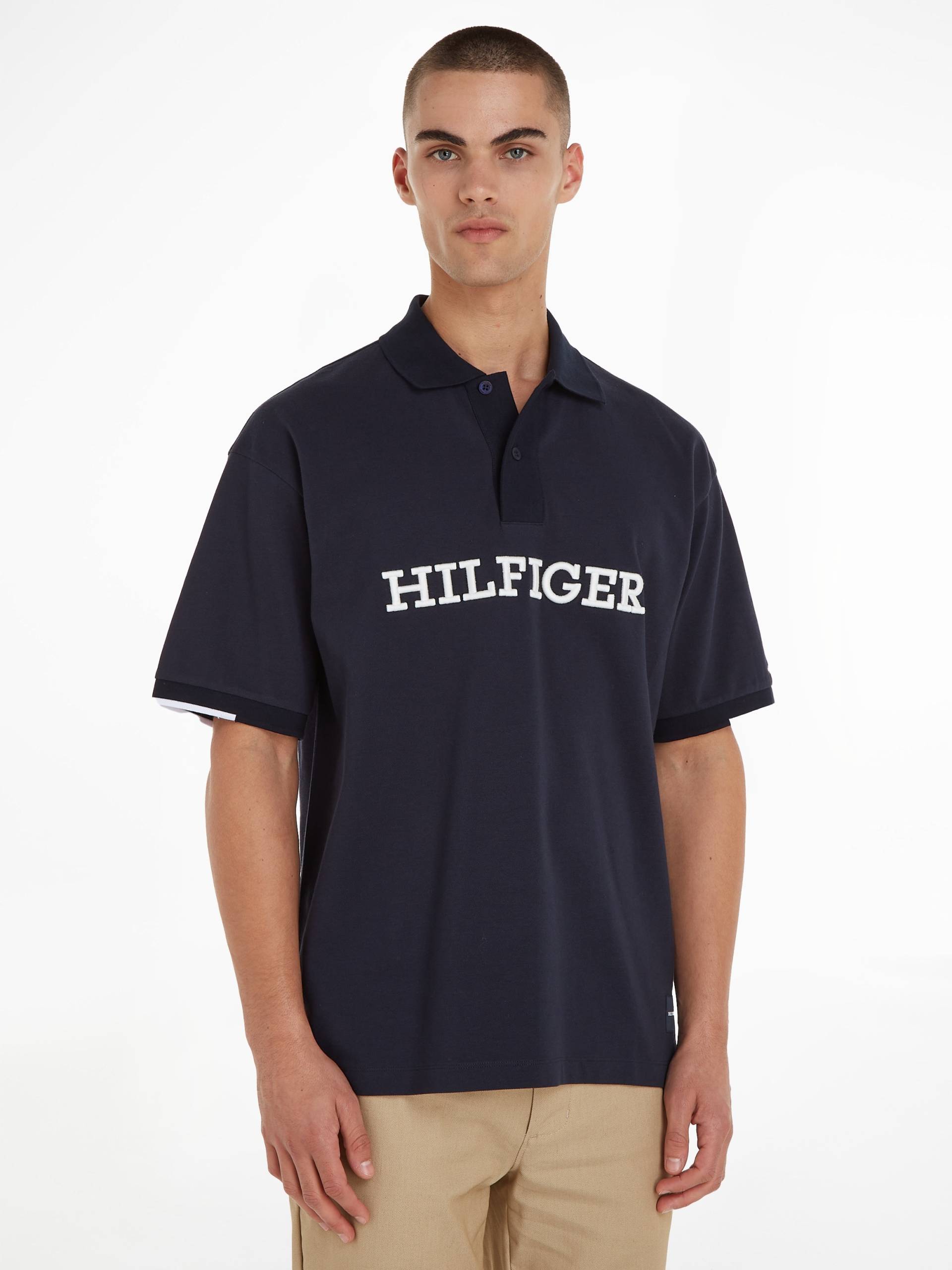 Tommy Hilfiger Poloshirt »MONOTYPE RWB SLEEVE SLIM POLO« von Tommy Hilfiger