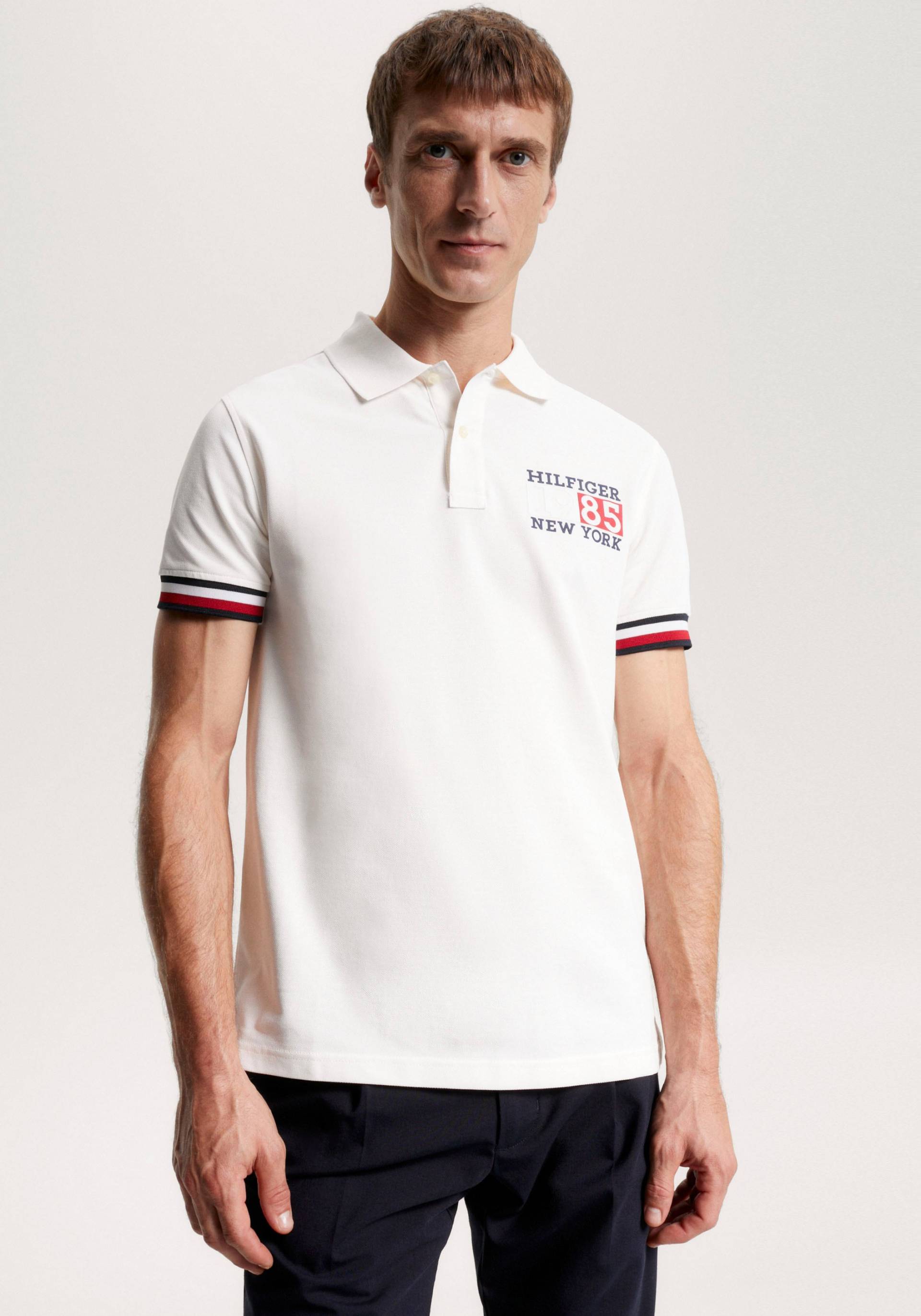 Tommy Hilfiger Poloshirt »NEW YORK FLAG SLIM POLO« von Tommy Hilfiger