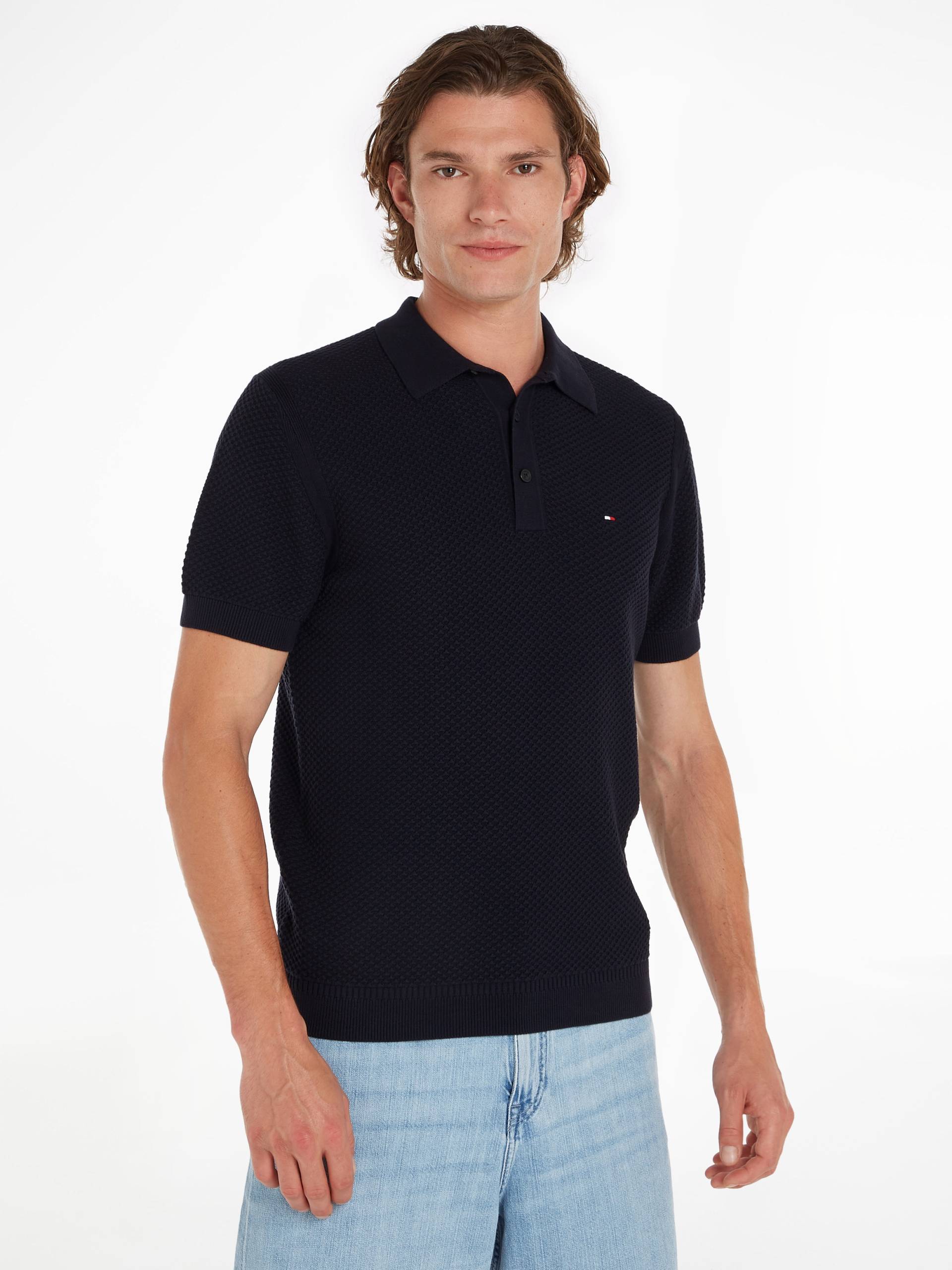 Tommy Hilfiger Poloshirt »OVAL STRUCTURE S/S POLO« von Tommy Hilfiger