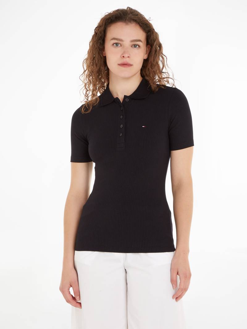 Tommy Hilfiger Poloshirt »SLIM 5X2 RIB POLO«, mit langer Knopfleiste von Tommy Hilfiger