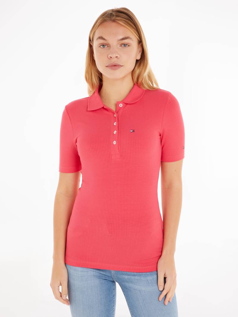 Tommy Hilfiger Poloshirt »SLIM 5X2 RIB POLO«, mit langer Knopfleiste von Tommy Hilfiger