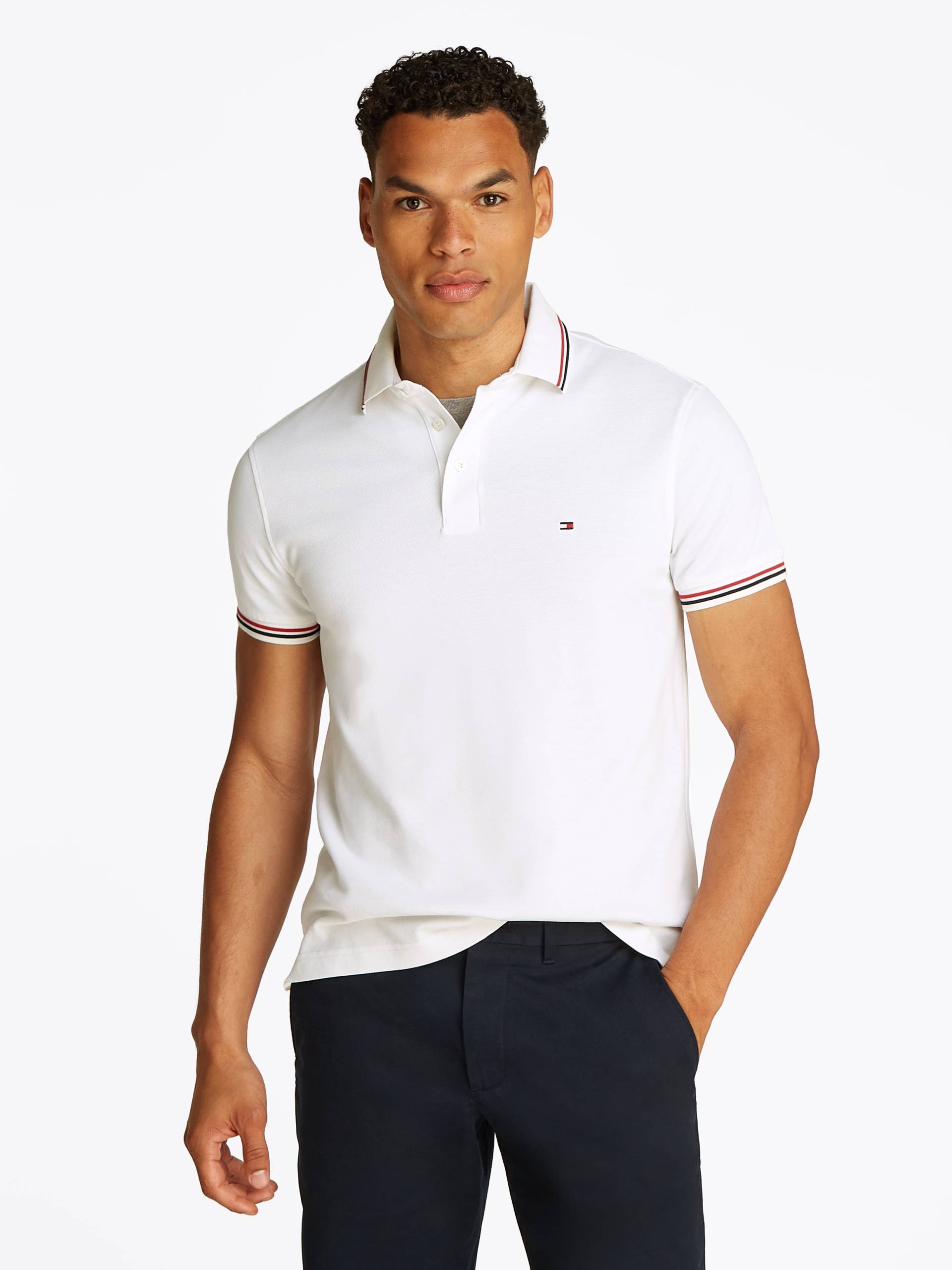 Tommy Hilfiger Poloshirt »TIPPED SLIM FIT POLO«, mit Kontrast-Details von Tommy Hilfiger