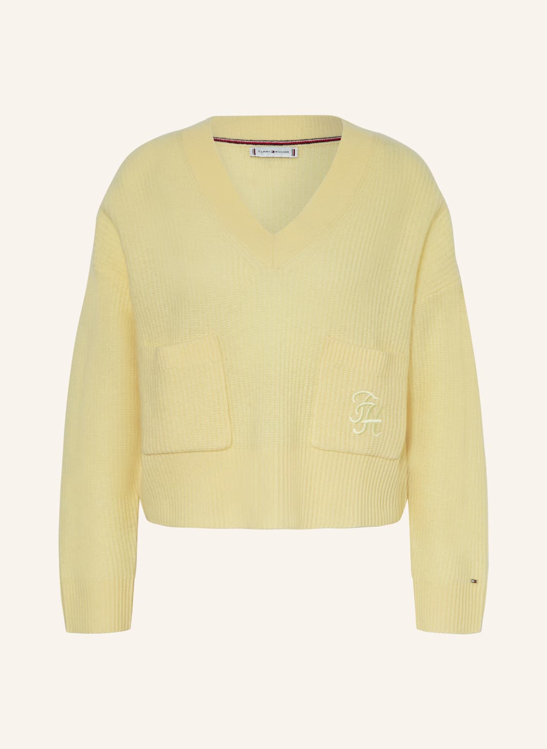 Tommy Hilfiger Pullover gelb Tommy Hilfiger Pullover gelb von Tommy Hilfiger