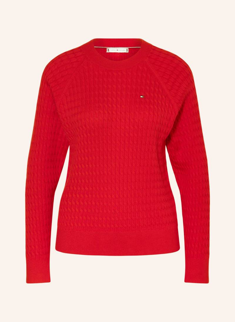 Tommy Hilfiger Pullover rot von Tommy Hilfiger