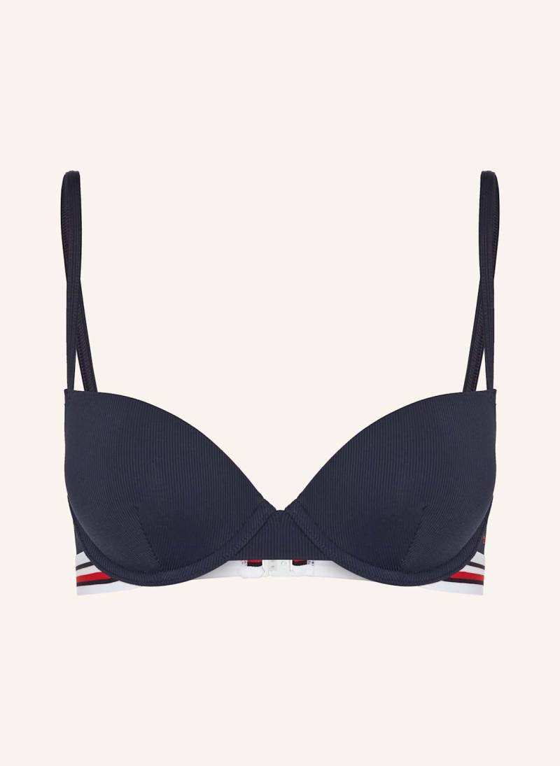 Tommy Hilfiger Push-Up-Bikini-Top blau von Tommy Hilfiger