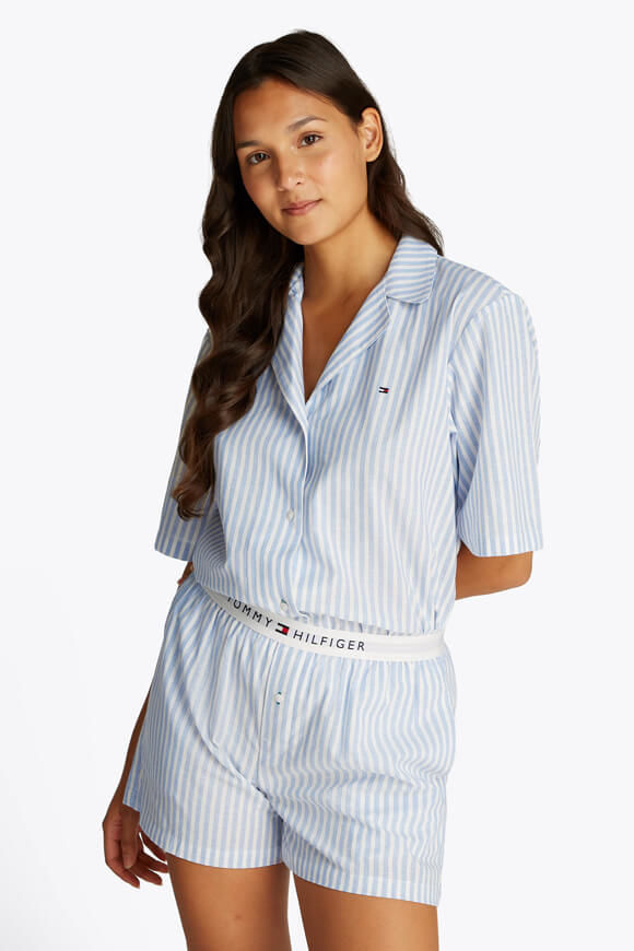 Tommy Hilfiger Pyjama-Oberteil | Blue Spell | Damen  | M von Tommy Hilfiger