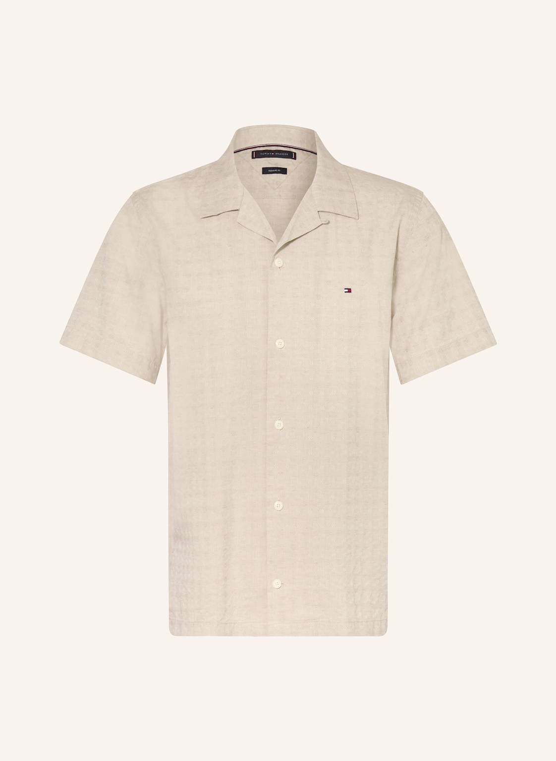Tommy Hilfiger Resorthemd Regular Fit beige von Tommy Hilfiger
