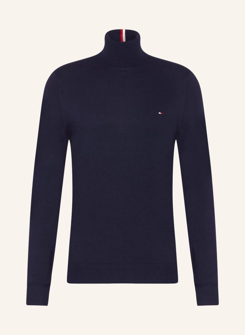 Tommy Hilfiger Rollkragenpullover blau von Tommy Hilfiger