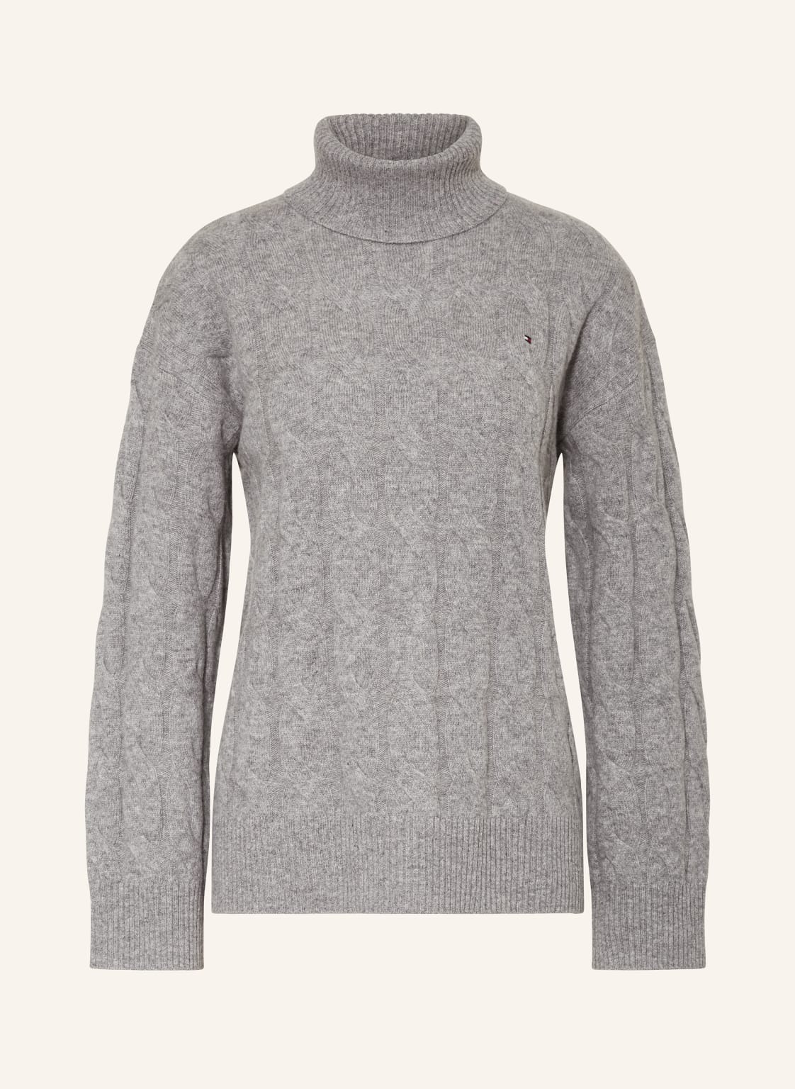 Tommy Hilfiger Rollkragenpullover grau von Tommy Hilfiger