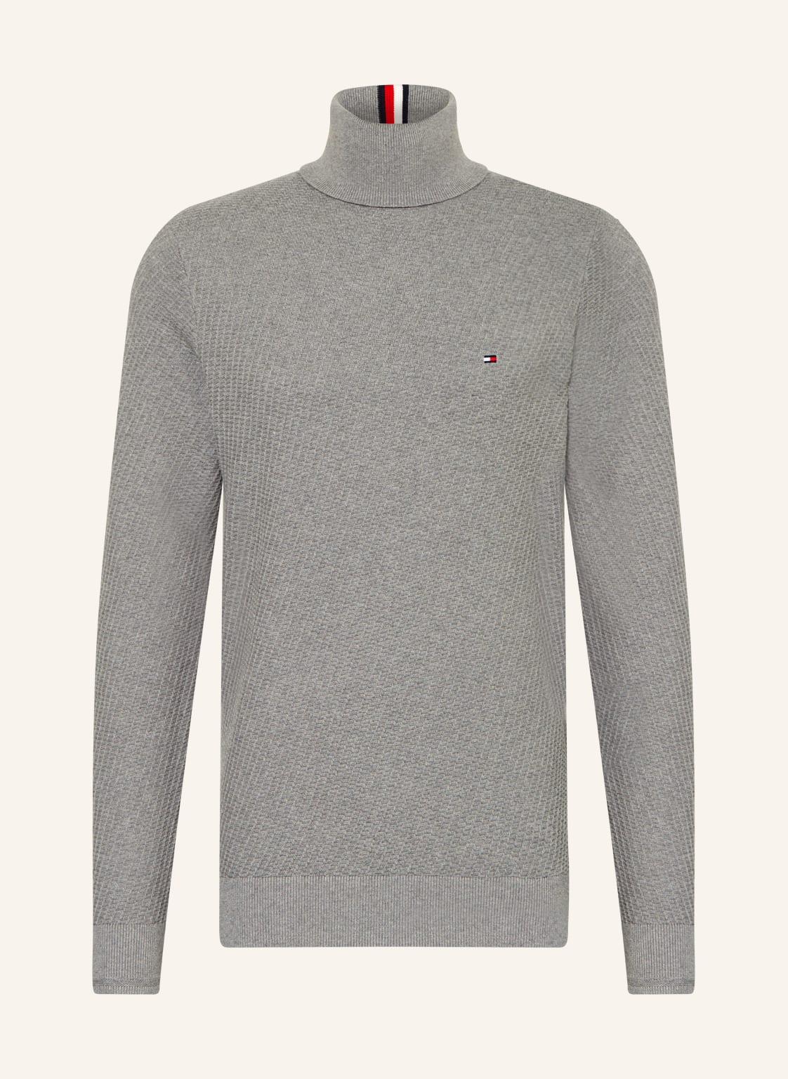 Tommy Hilfiger Rollkragenpullover grau von Tommy Hilfiger