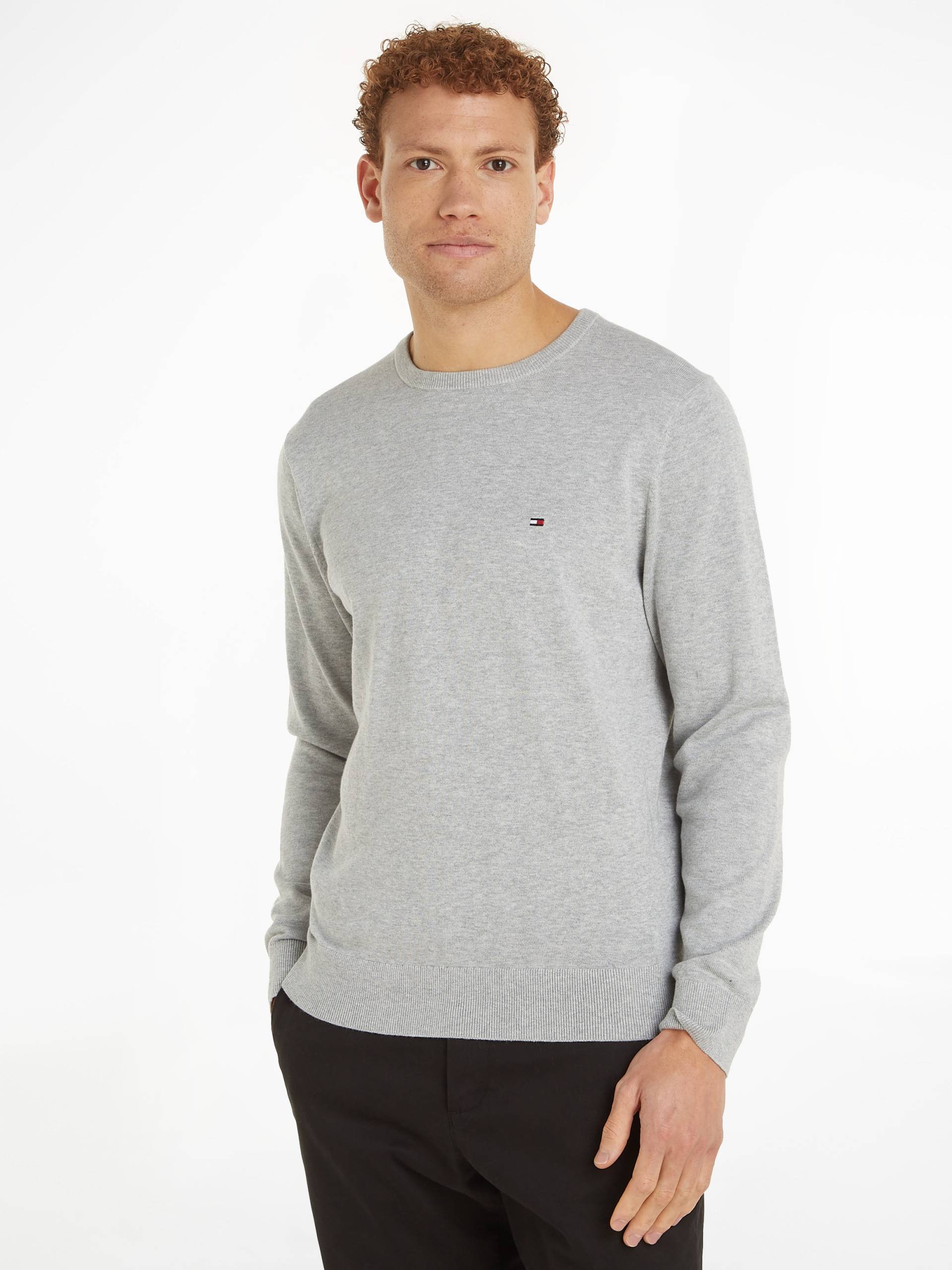 Tommy Hilfiger Rundhalspullover »ESSENTIAL COTTON CREW NECK« von Tommy Hilfiger