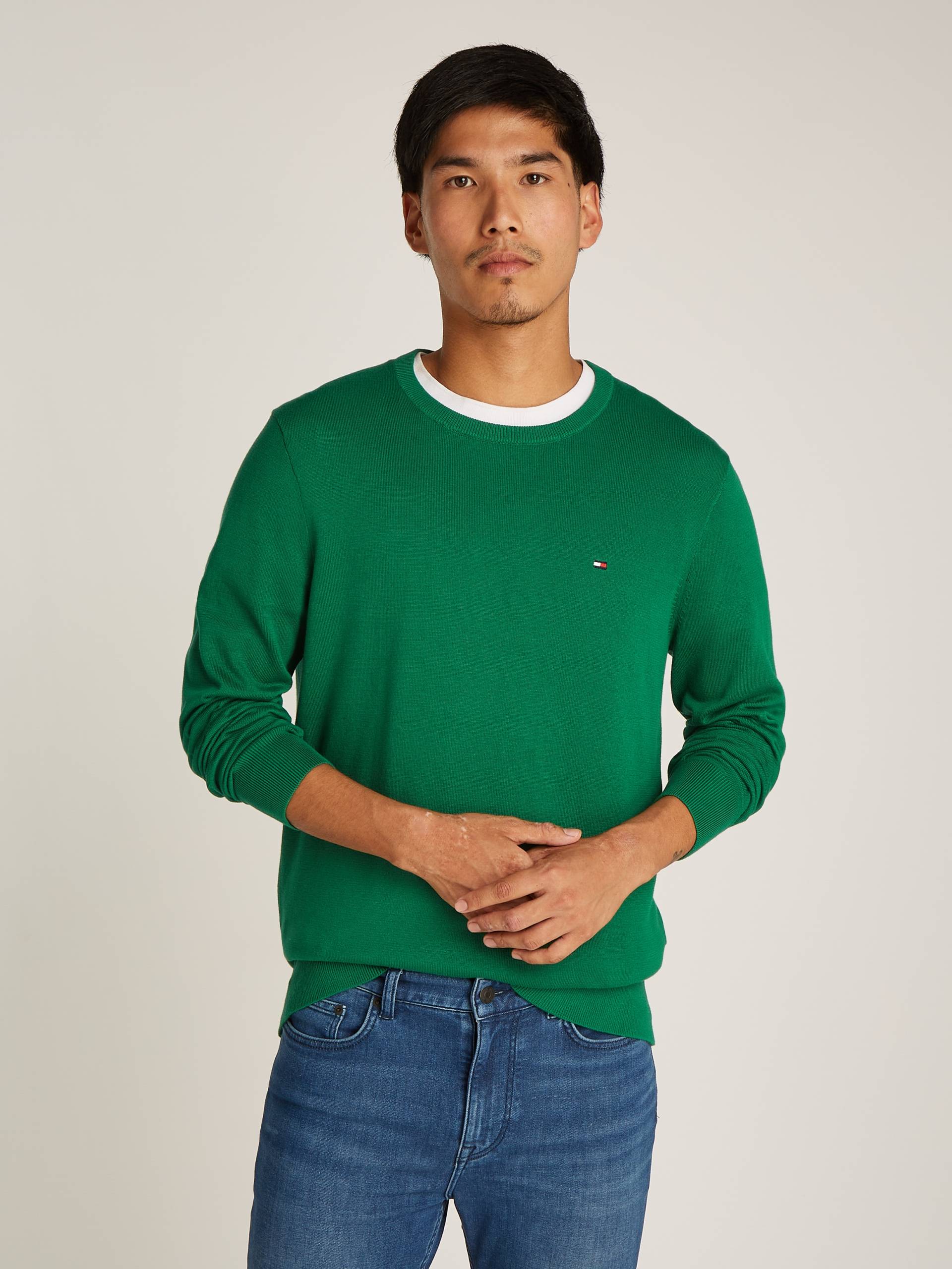 Tommy Hilfiger Rundhalspullover »ESSENTIAL COTTON CREW NECK« Tommy Hilfiger Rundhalspullover »ESSENTIAL COTTON CREW NECK« von Tommy Hilfiger