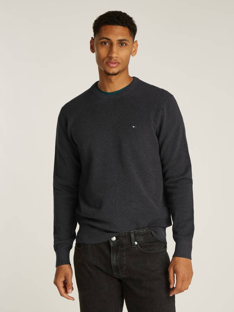 Tommy Hilfiger Rundhalspullover »ESSENTIAL STRUCTURE CREW NECK«, mit feiner Struktur von Tommy Hilfiger