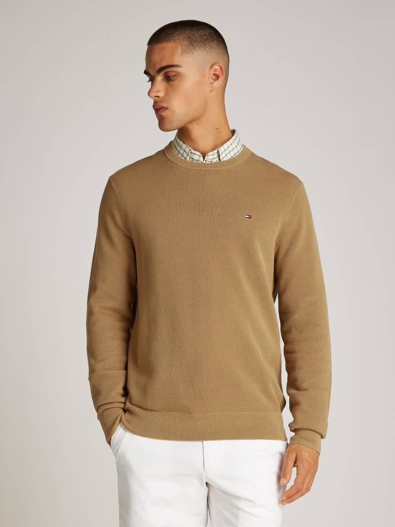 Tommy Hilfiger Rundhalspullover »ESSENTIAL STRUCTURE CREW NECK«, mit feiner Struktur von Tommy Hilfiger