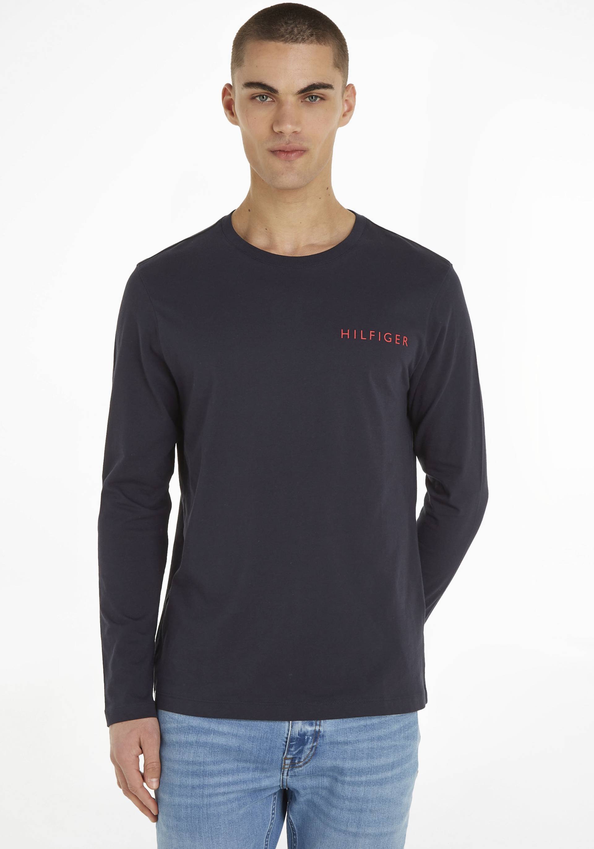 Tommy Hilfiger Rundhalsshirt »POP COLOR«, mit langen Ärmeln und Tommy Hilfiger Schriftzug von Tommy Hilfiger