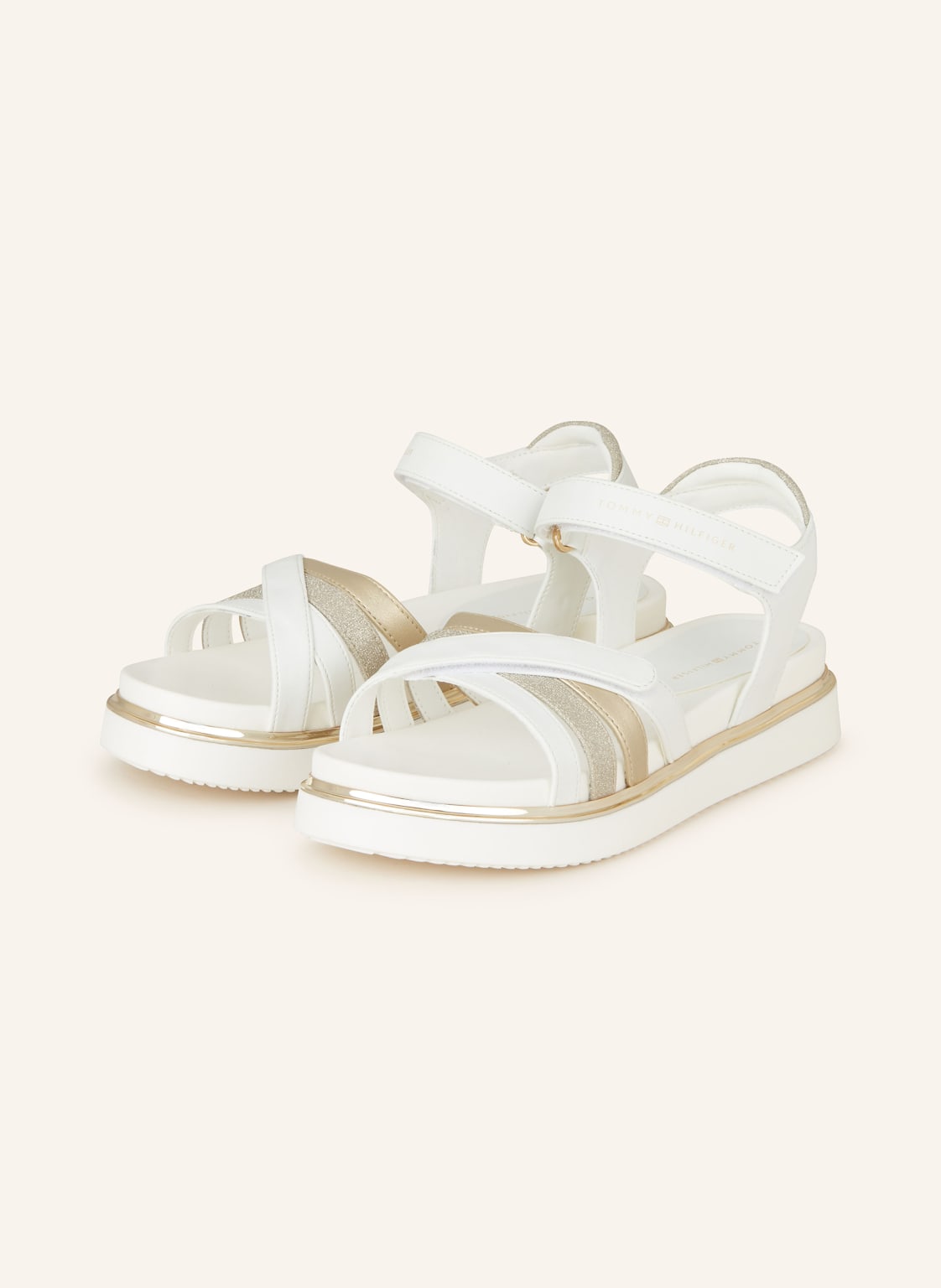 Tommy Hilfiger Sandalen weiss von Tommy Hilfiger