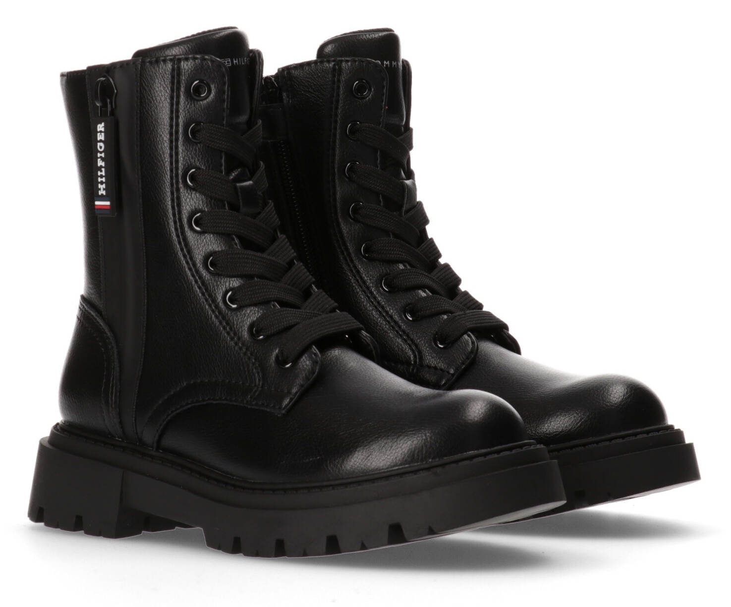 Tommy Hilfiger Schnürboots »LACE-UP BOOT«, mit coolem Aussenreissverschluss von Tommy Hilfiger