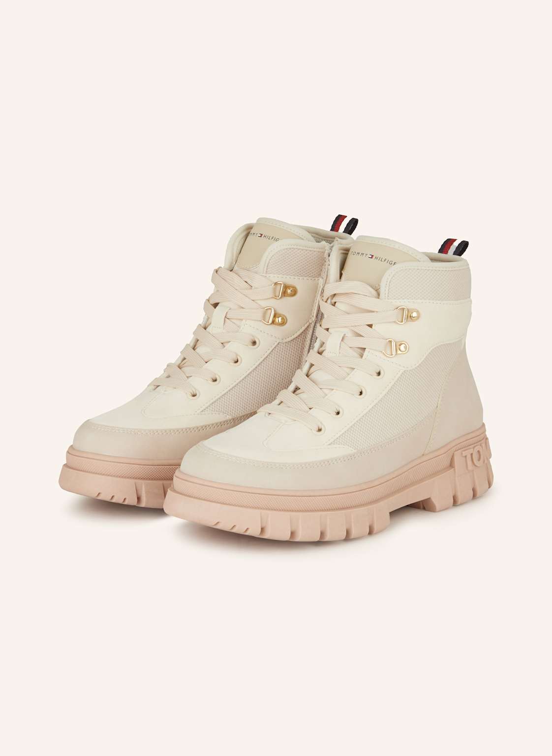 Tommy Hilfiger Schnürboots beige Tommy Hilfiger Schnürboots beige von Tommy Hilfiger