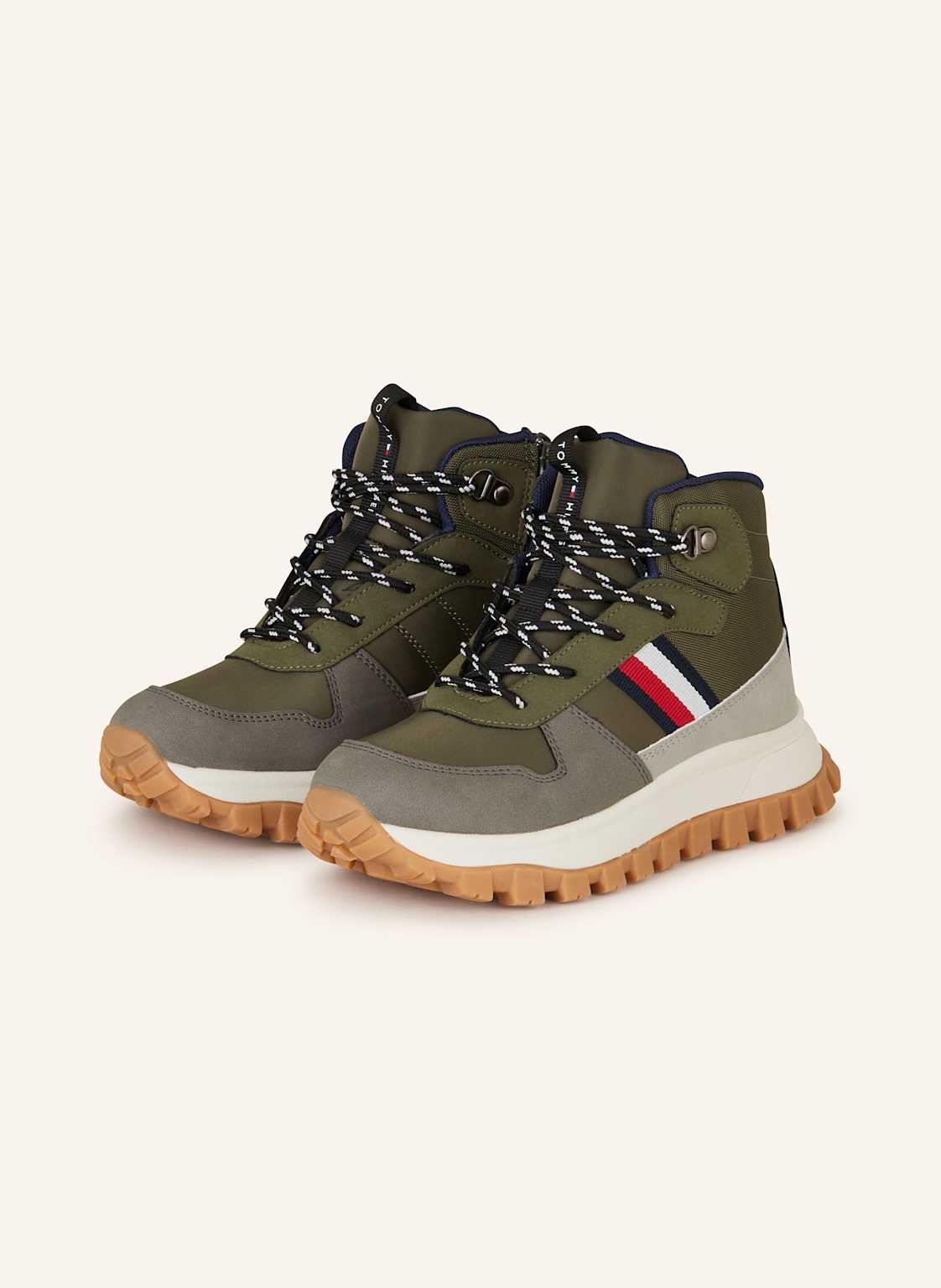 Tommy Hilfiger Schnürboots gruen von Tommy Hilfiger