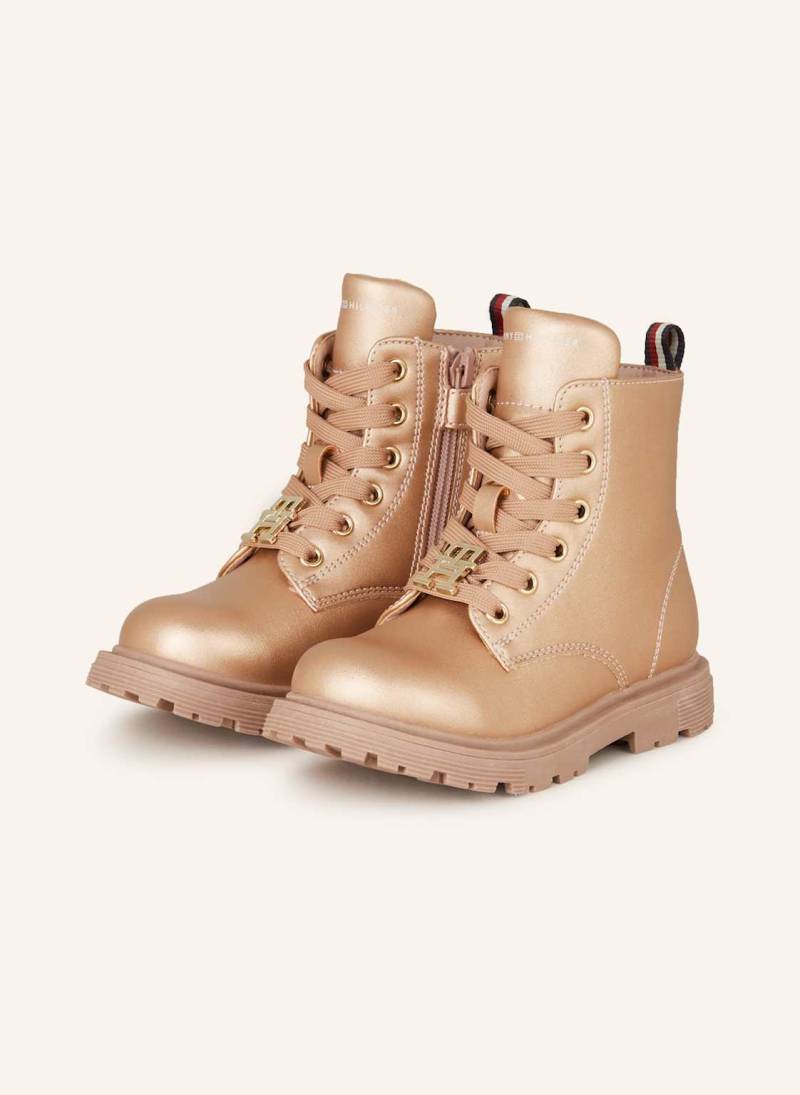 Tommy Hilfiger Schnürboots rosegold von Tommy Hilfiger