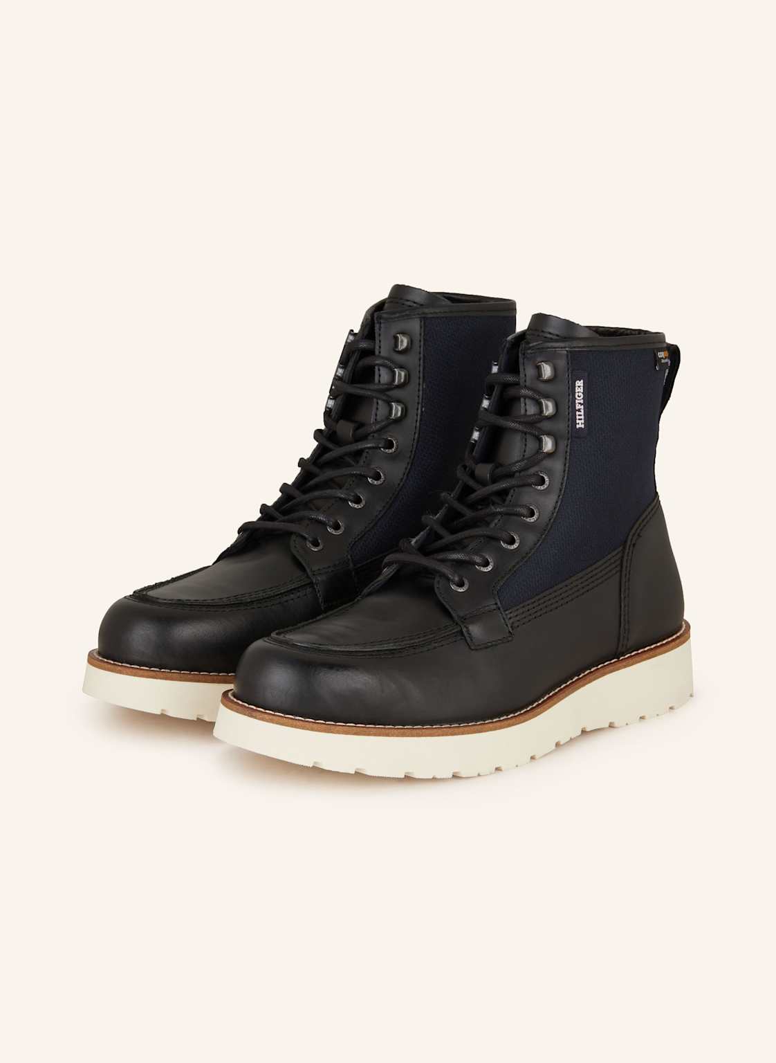 Tommy Hilfiger Schnürboots schwarz von Tommy Hilfiger