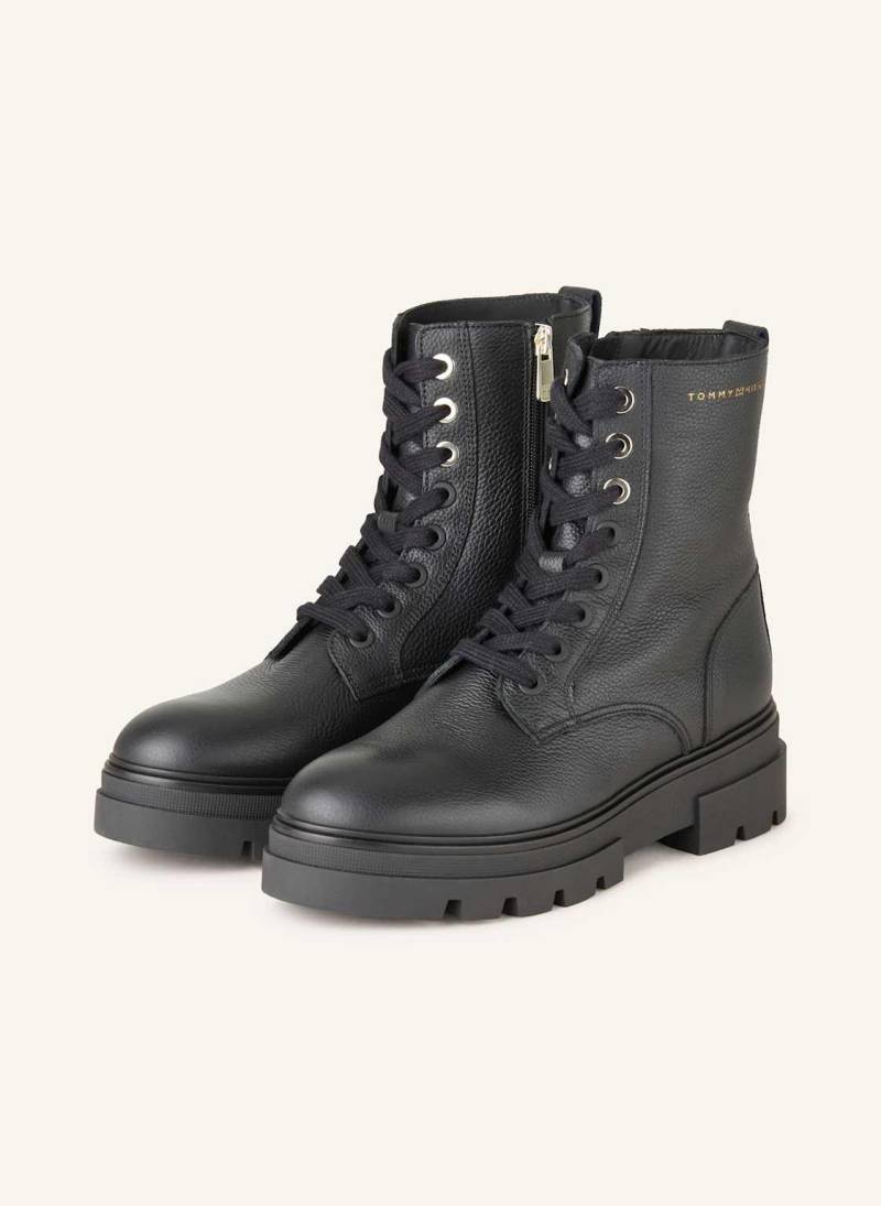 Tommy Hilfiger Schnürboots schwarz von Tommy Hilfiger