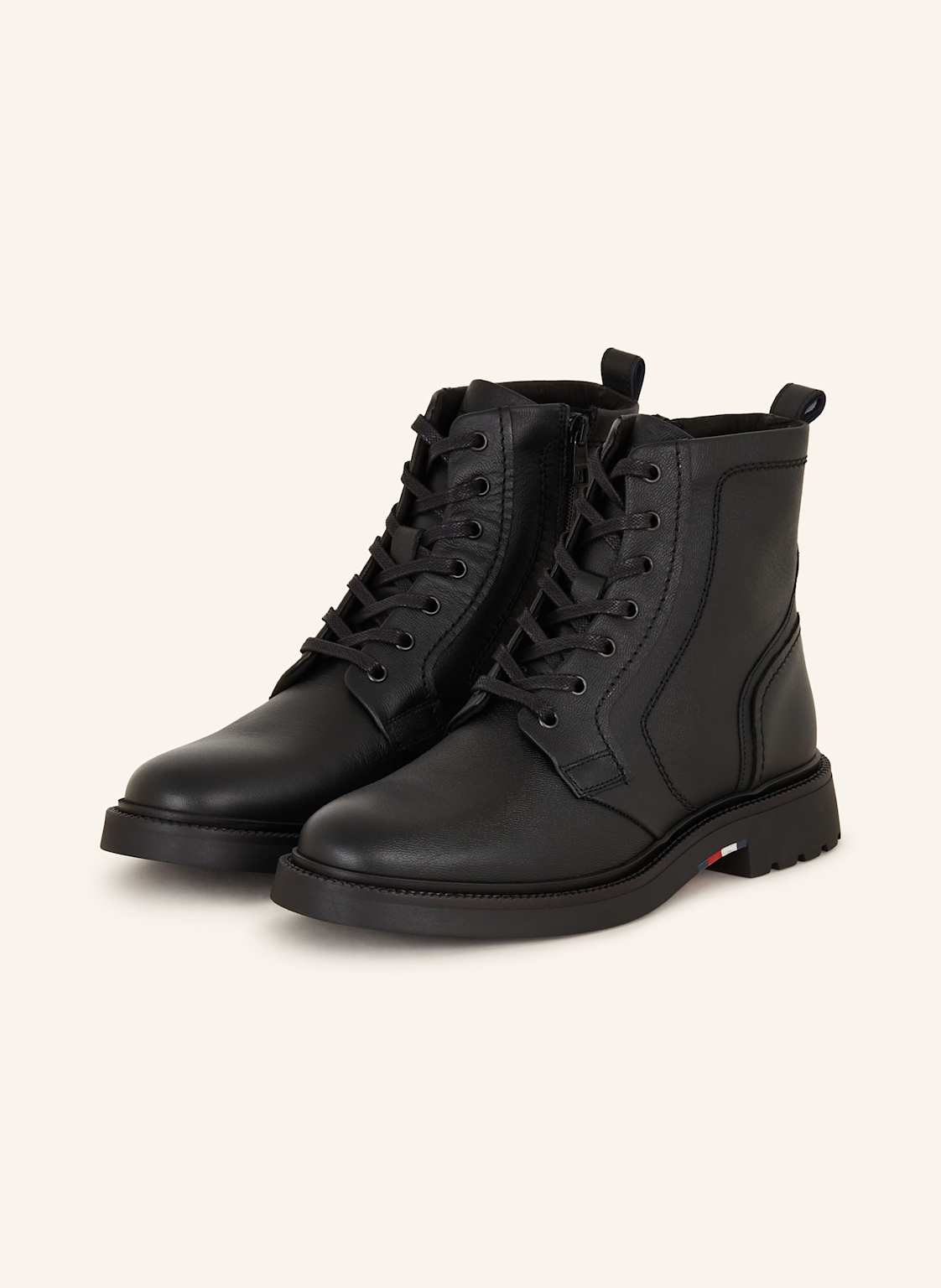 Tommy Hilfiger Schnürboots schwarz von Tommy Hilfiger