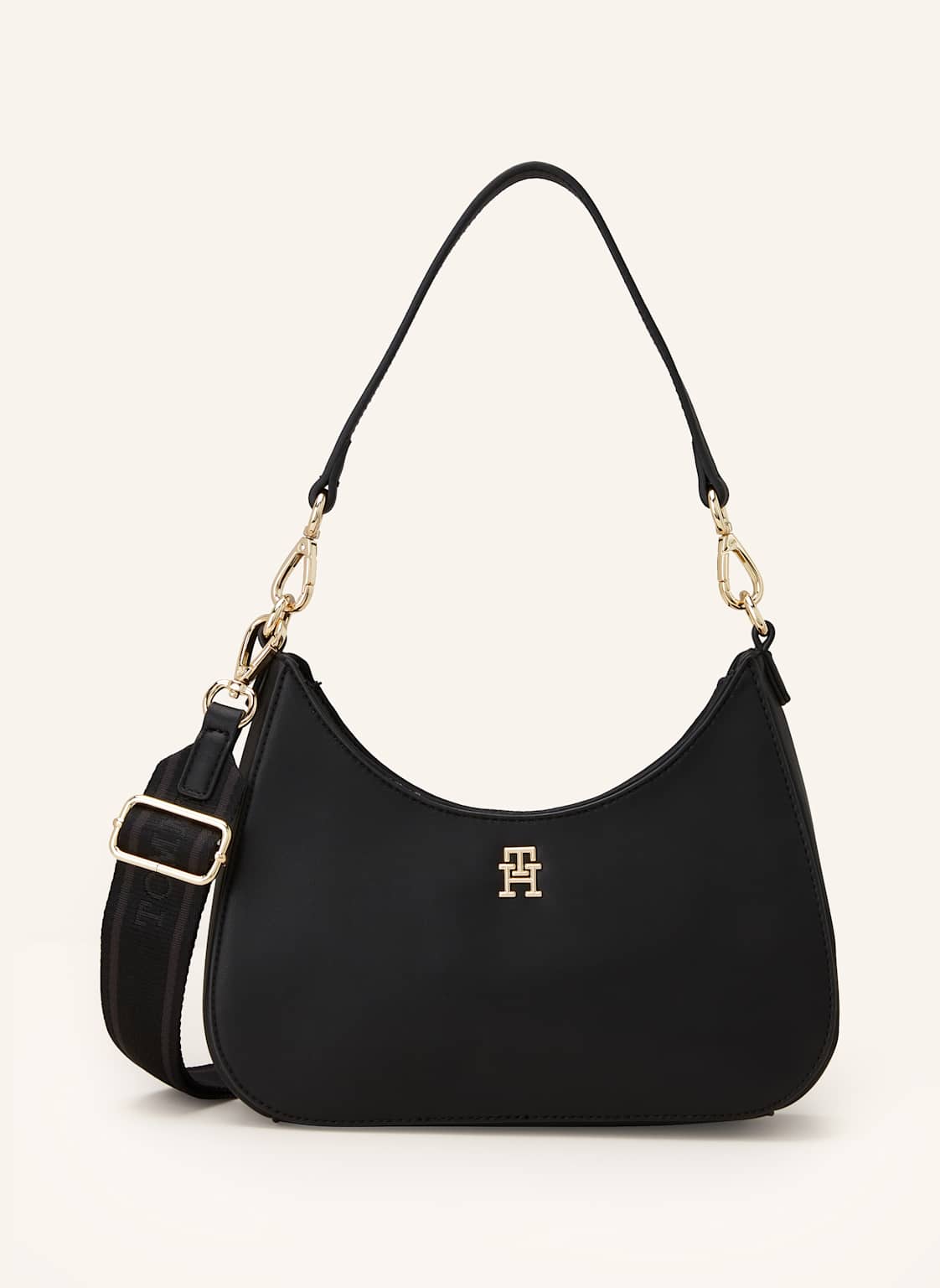 Tommy Hilfiger Schultertasche schwarz Tommy Hilfiger Schultertasche schwarz von Tommy Hilfiger