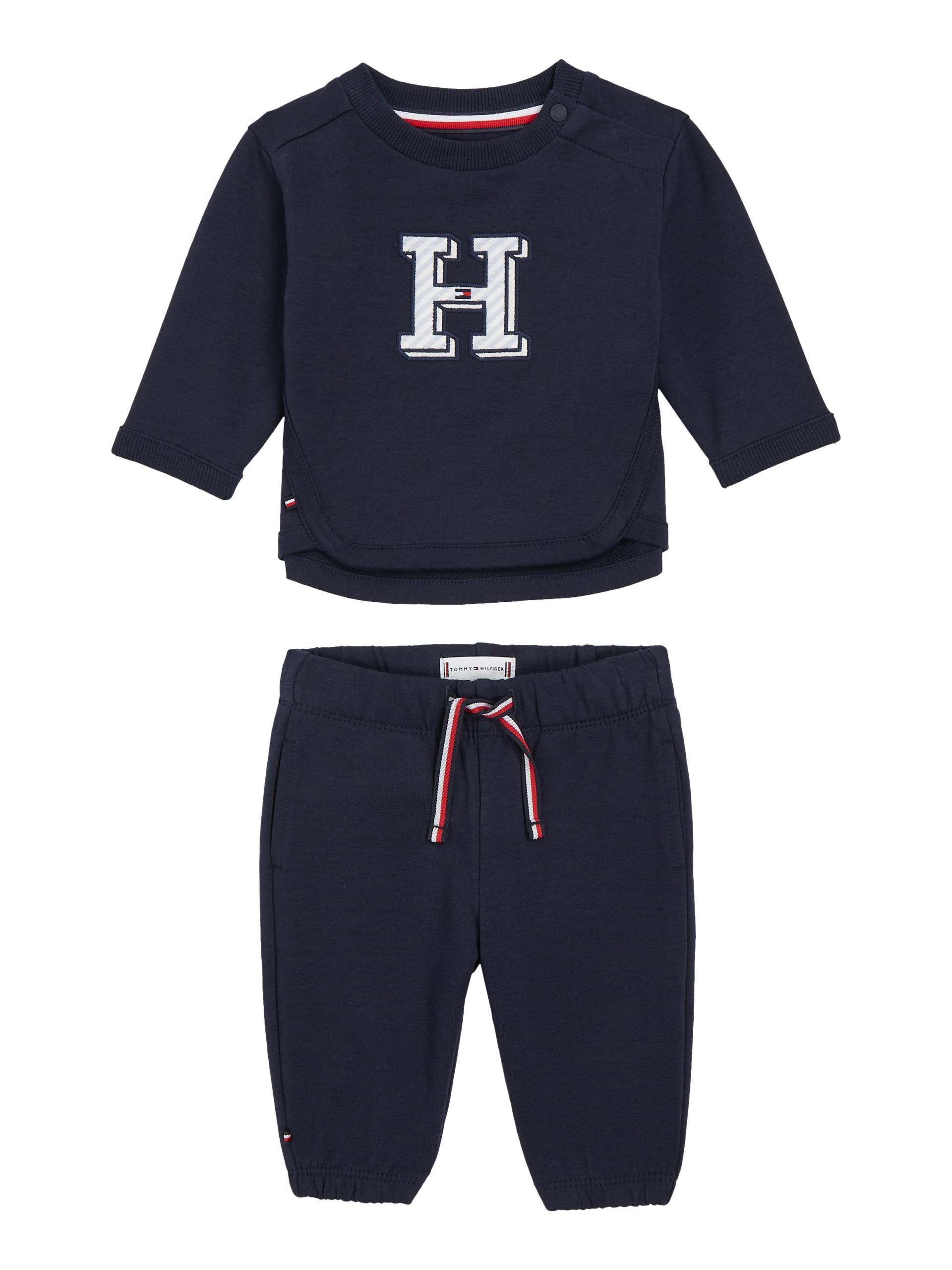 Tommy Hilfiger Shirt & Hose »BABY ITHACA H SET«, mit Logo-Stickereien von Tommy Hilfiger