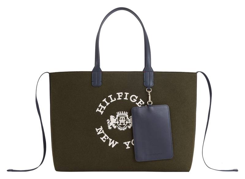 Tommy Hilfiger Shopper »ICONIC TOMMY TOTE WOOL LOGO«, schönes Geschenkset von Tommy Hilfiger