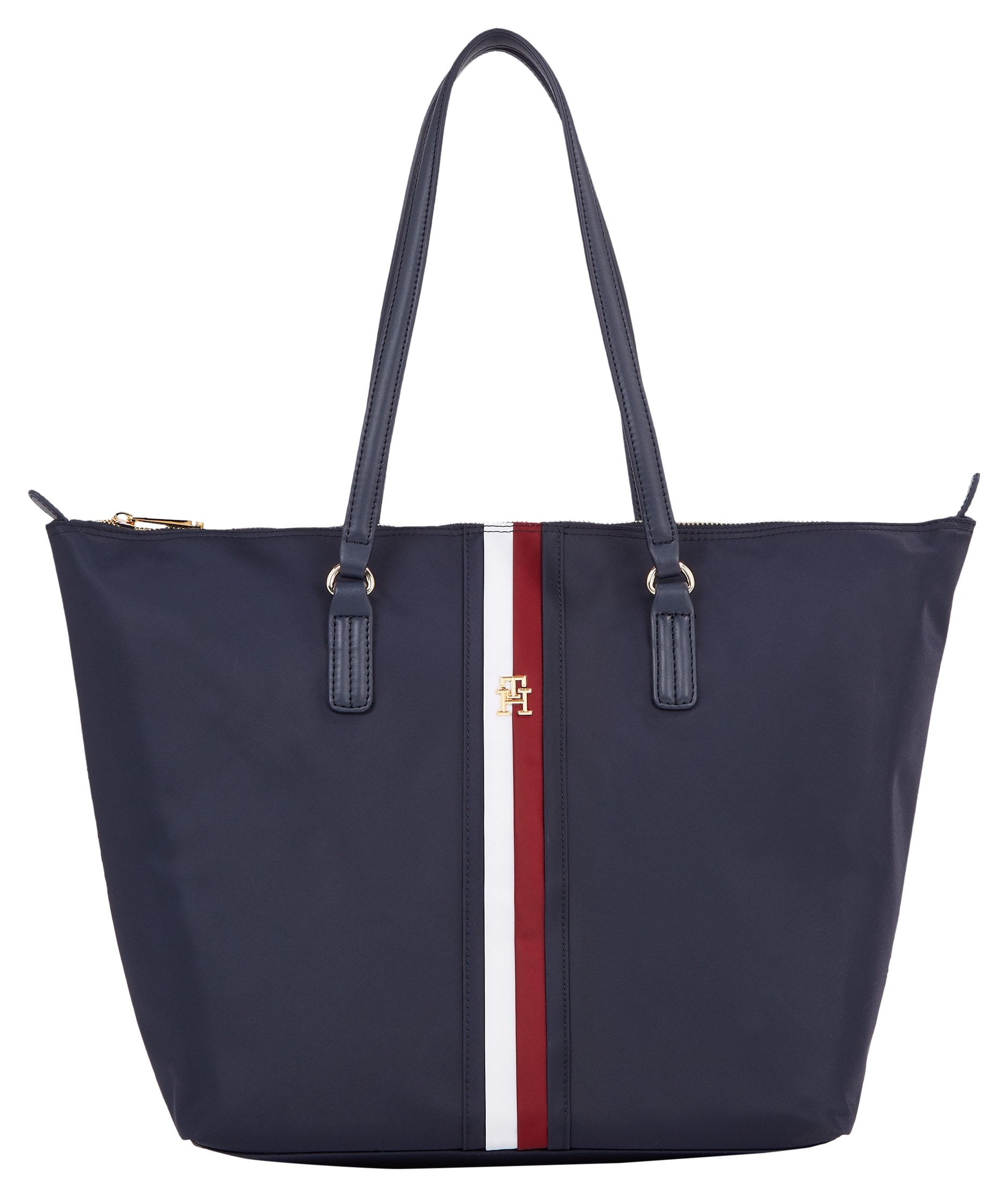 Tommy Hilfiger Shopper »POPPY TOTE CORP«, mit charakteristischem Streifendetail von Tommy Hilfiger