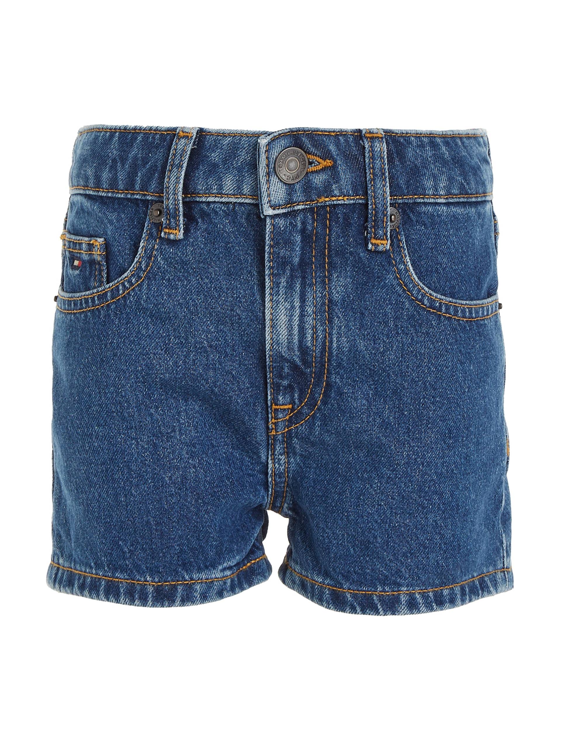 Tommy Hilfiger Shorts »GIRLFRIEND MID BLUE SHORTS«, mit Tommy Hilfger Logo-Badge Tommy Hilfiger Shorts »GIRLFRIEND MID BLUE SHORTS«, mit Tommy Hilfger Logo-Badge von Tommy Hilfiger