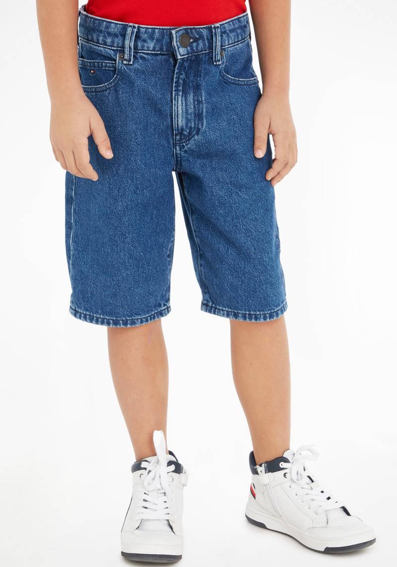 Tommy Hilfiger Shorts »MODERN STRAIGHT DENIM SHORTS«, Kinder Kids Junior MiniMe von Tommy Hilfiger